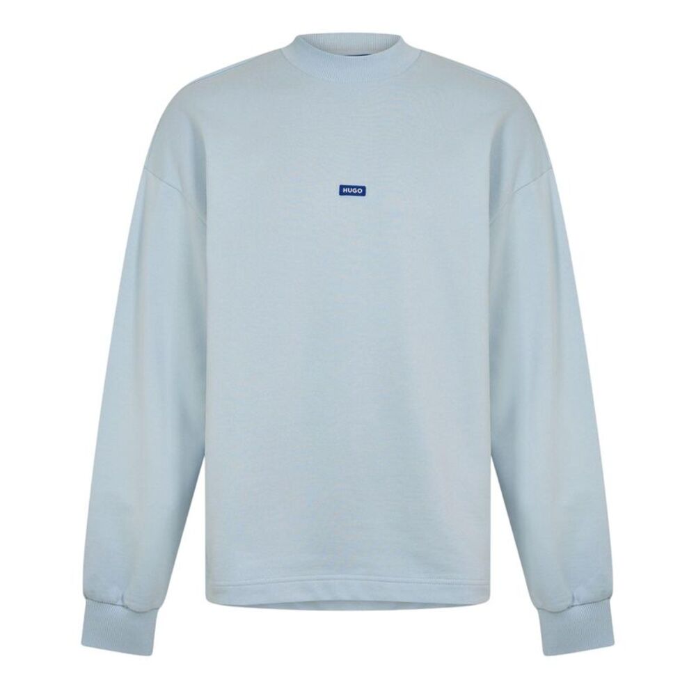 Hugo Mens Cotton Relaxed Fit Sweatshirt / Blue